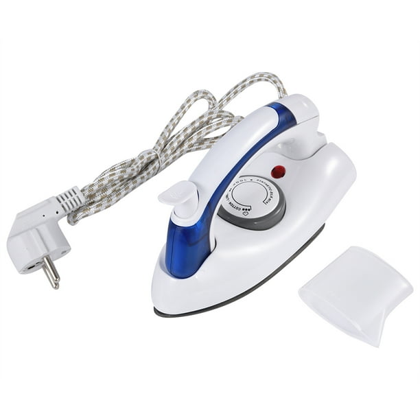 Plancha de viaje plegable compacta Sincero control de temperatura Enchufe UE 220 V Azul+Blanco