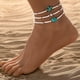 thumbnail image 4 of 4 Styles Elastic Anklets Set Bohemian Resin Bead Jewelry With Starfish Designs for Casual Outfits Multicolor, 4 of 5