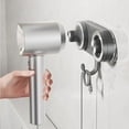thumbnail image 6 of hejhncii Hair Dryer Holder with Magnetic Fixation and Suction Cup Space Saving Wall Mounted Hair Dryer Stand for Bathroom, 6 of 13