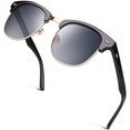thumbnail image 1 of shiyou-Polarized Sunglasses for Men and Women,Classic Semi Rimless Driving Sun Glasses 100% UV Protection, 1 of 4