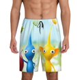 thumbnail image 3 of Lsque Pikmin Mens Sleep Pajama Shorts,Short Pajama Pants, Cotton Ultra-Soft Knit-XX-Large, 3 of 9