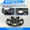 thumbnail image 3 of 4Pcs Set Hubcap,14" Universal Wheel Rim Cover Replacement,Compatible with Steel Wheels,Snap on Installation,ABS+PC Material,Silver, 3 of 7