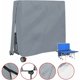 thumbnail image 2 of Funda para mesa de ping pong, lona protectora para mesa de ping pong de tela Oxford resistente al agua y al viento, anti-UV, con cremallera y cordón ajustable--, 2 of 5