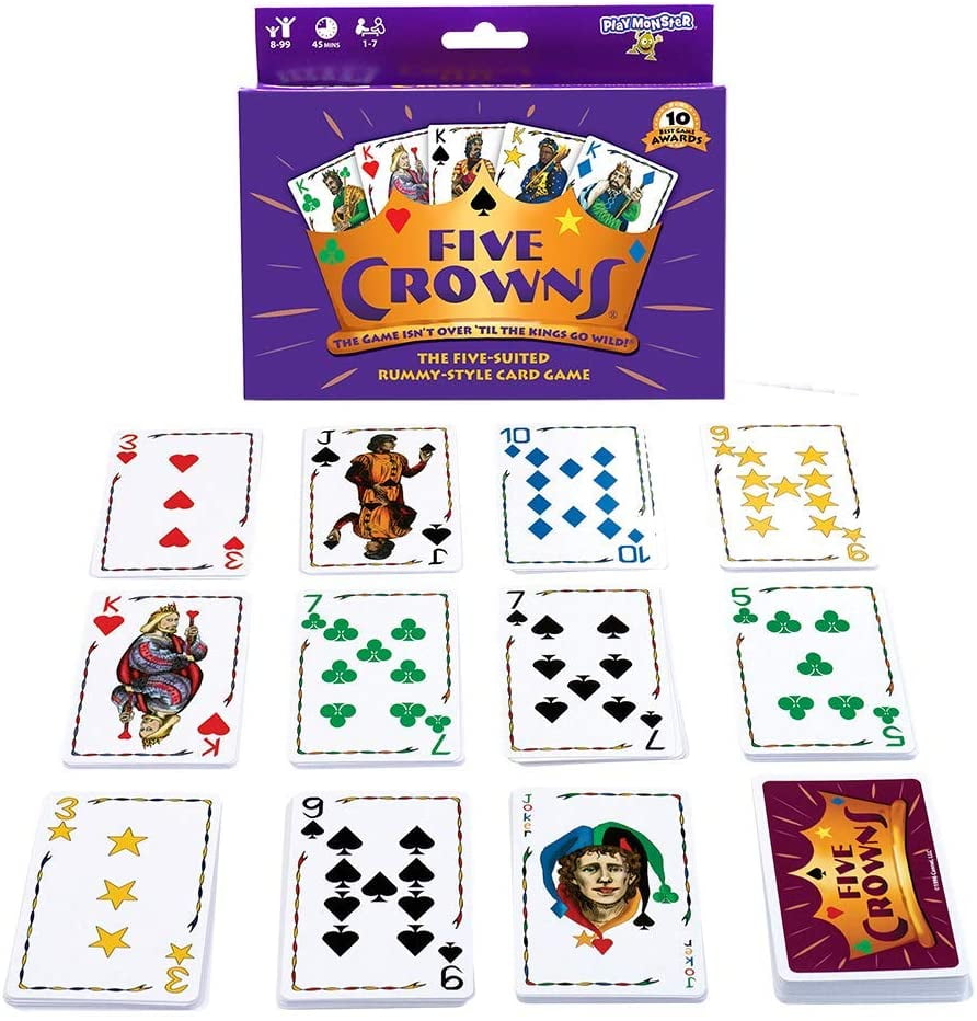 Five Crowns Family Card Game Party Gathering Entertainment Playing Card Game HOT 
