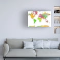 thumbnail image 3 of Marlene Watson 'World Map 10' Canvas Art, 3 of 3