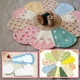 thumbnail image 3 of PVCS Grandmother's Flower Garden Template Piecing Template for Kitchen, 3 of 3