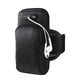 thumbnail image 1 of Funda de brazo de gran capacidad de fibra Hukapapa para hombres y mujeres, bolso para teléfono móvil, bolso para la muñeca, bolso para el brazo para fitness, color negro, 1 of 5