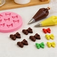 thumbnail image 4 of Bows Silicone Fondant Sugar Candy Cake Bow Craft DIY Fondant Cake with Bow Shaped Liquid Silicone Cake Baking Tool,Chocolate Molds,Cake Pop Mold(A), 4 of 9