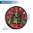thumbnail image 3 of Voice Activated Clock with Glow Light 12 Inch Large Silent Wall Clock Battery Operated for Home Decor Christmas Tree Stage, 3 of 8