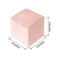 thumbnail image 4 of Efavormart 100 pcs of 3x3x3 Silver Favor Box for Candy Treat Gift Wrap Box Party Favor Boxes for Bridal Shower Wedding Party, 4 of 11