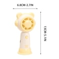 thumbnail image 3 of Miniventilador USB recargable de mano para niños, ventilador de juguete portátil y silencioso de escritorio con viento suave, seguro para niños, 3 velocidades, 3 of 9
