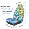 thumbnail image 3 of Fuzoiu Rainbow Glitter Print Elastic Car Seat Covers, Seat Cover Protector,Universal Fit Interior Covers for Most Cars,Washable Seat Cover Non Slip for SUV,Sedan,Van, 3 of 5