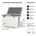 thumbnail image 3 of 19qt Leak-Proof, Air Tight, Drybox Cooler and Small Hard Shell Lunchbox for Men and Women, 3 of 6