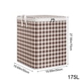 thumbnail image 6 of Clearance Under $5! InsCrazy Storage Bins with Lids Non-woven Zipper With Handles Oversized Moving Packing Bag Large-capacity Clothes Comforter Blankets and Pillows Storage Bags on Clearance, 6 of 8