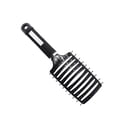 thumbnail image 4 of Cepillo de pelo ventilado con punta esférica, curvo, ventilado, desenredante, masajeador, para hombres y mujeres, color negro, 4 of 12