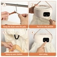 Tysrjsv Portable Clothes Dryer Folding 6 Speed Intelligent Timer