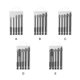 thumbnail image 4 of Riwesomey Kit de brocas Punta de carburo Punta de lanza Punzón de vidrio Mano de obra Tamaño compacto Ladrillo Cerámica Punzones Type3 NO3, 4 of 6