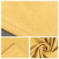 thumbnail image 4 of WNEXOPE Yellow Fleece Blanket 40x60 Blanket - 220GSM Soft Lightweight Plush Cozy Blankets for Bed, Sofa, Couch, Travel, Camping, 4 of 7