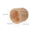 thumbnail image 2 of Greenadscape Organizador De Rattan Natural Beige Para Escritorio Cesta Decorativa Y Lápices, 2 of 6
