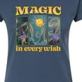 thumbnail image 3 of Disney Wish - Magic In Every Wish - Juniors Fitted Graphic T-Shirt, 3 of 5