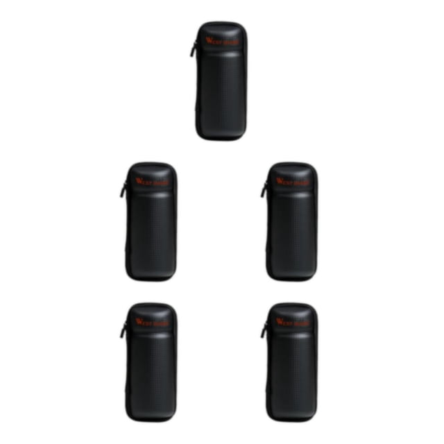 maskred Sac de Rangement Vélo pour Vélo Outil d'Eau Cage Ponction Réparation Noir 19cm 5Set