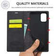 thumbnail image 6 of Compatible with Samsung A51 4G Wallet Case, PU Leather Flip Folio Case with Card Holders RFID Blocking Kickstand [Shockproof TPU Inner Shell] Phone Cover For Samsung Galaxy A51 4G, Black, 6 of 11