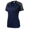 thumbnail image 1 of Gravity Threads Chemise à Manches pour Femmes - Bleu Marine/gris Fer - Grand, 1 of 1
