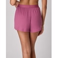 thumbnail image 2 of Hanes Originals Women’s SuperSoft Comfywear Rib Sleep Shorts Mauve Mood S, 2 of 5