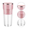 thumbnail image 2 of Batidoras De Frutas Mezclador eléctrico portátil para procesamiento de alimentos de 500 ml para utensilios de cocina (rosa), 2 of 5