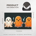 thumbnail image 2 of Halloween-featured Anti-slip Entryway Doormats Cute Cartoon Simple Shapes Ghost Door Mat Outdoor - Multifunctional Practical Versatile Entrance Mat Deco for Porch Office Bathroom Garden - 19.7x31.5in, 2 of 5