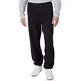 thumbnail image 3 of Hanes Men’s EcoSmart Sweatpants, Comfortable Fleece Joggers, Cotton-Poly Blend, Black, M, 3 of 5