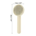 thumbnail image 4 of Unique Bargains 1 Pc Durable Pet Grooming Brush for Dog for Cat 7.87"x3.07"x2.09" Beige, 4 of 6