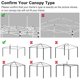 thumbnail image 5 of InstaHibit 10x10Ft Replacement Pop up Canopy 4 Sidewalls Door Window UV30+ Yard InstaHibit Modern, 5 of 11