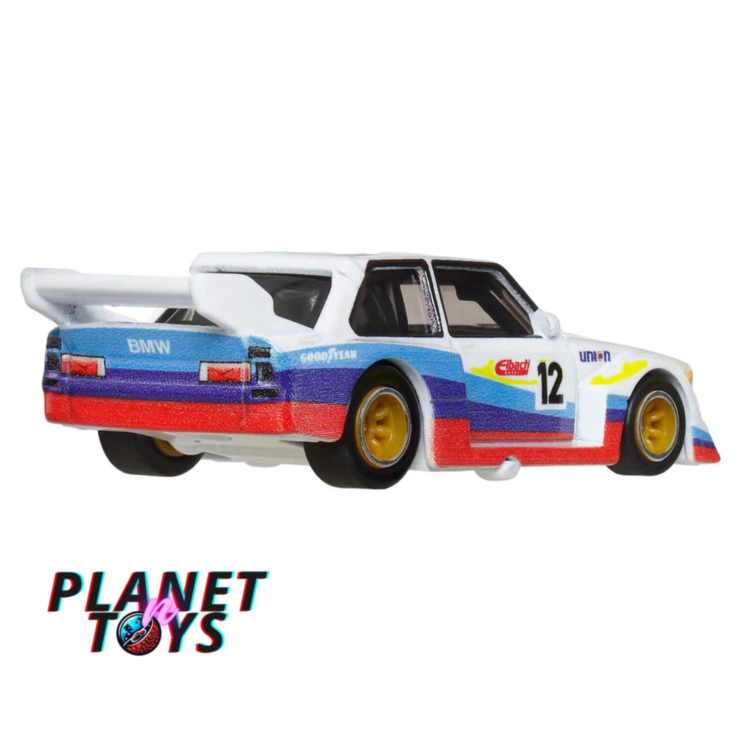 BMW 320 Group 5 #12 White with Stripes and 2001 BMW M3 GTR #3 White w/Stripes "Car Culture" Set Diecast Model Cars by Hot Wheels