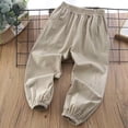 thumbnail image 4 of SJLDQY Boys Baggy Sweatpants Elastic Waist Straight leg Joggers Athletic Pants Loose Casual Trousers with Pockets, 4 of 4