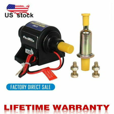 High Performance 4-7 PSI Micro Electric Fuel Pump w/Carburetor 35 GPH (Best Electric Fuel Pump For Carburetor)