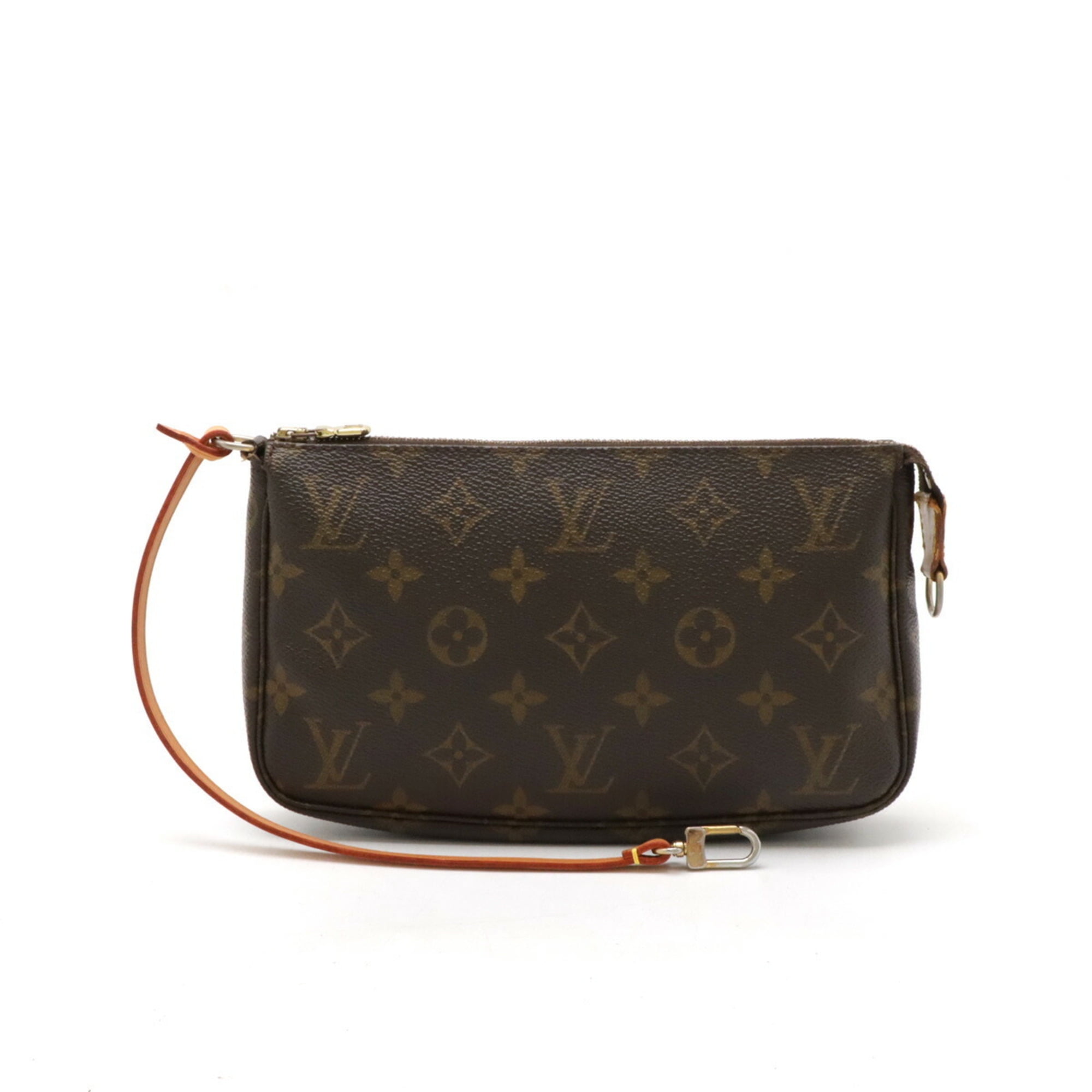 Pre-Owned LOUIS VUITTON Louis Vuitton Monogram Pochette Accessory Pouch Handbag - Bag... (Fair)
