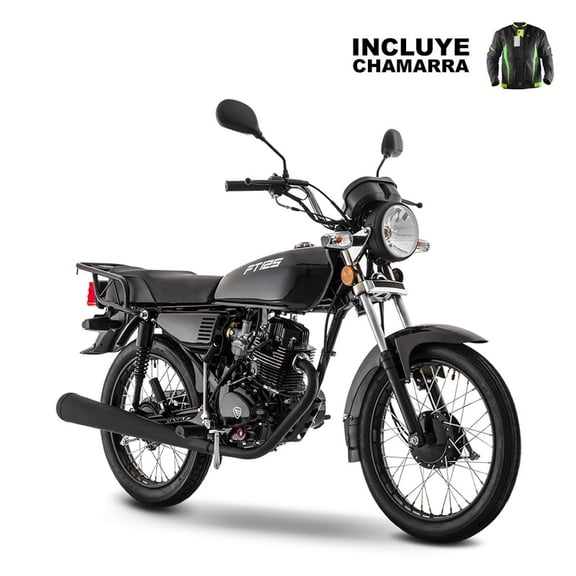 Motocicleta Italika de Trabajo FT125 NEGRO ITALIKA Trabajo