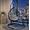 Black,Gray 04, variant on Ciphrias Hanging Chair with Stand, Black Gray PE Rattan Woven Seat with Cushion and Headrest, Foldable Frame for Garden Balcony