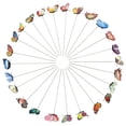 thumbnail image 4 of 25 estacas de mariposas que brillan en la oscuridad para jardín, decoración exterior, adornos para césped, para Navidad, entrada, porche y jardinera., 4 of 8
