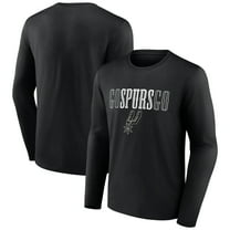Men's Black San Antonio Spurs Tip-Off Long Sleeve T-Shirt