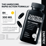 Zantrex Black Capsules with GLP-1 Extracts for Metabolism Support, 84 Count