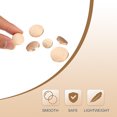 thumbnail image 5 of Uxcell 10pcs Metal Round Buttons 23mm Alloy Rough Texture Sewing Buttons, Sand Gold, 5 of 6
