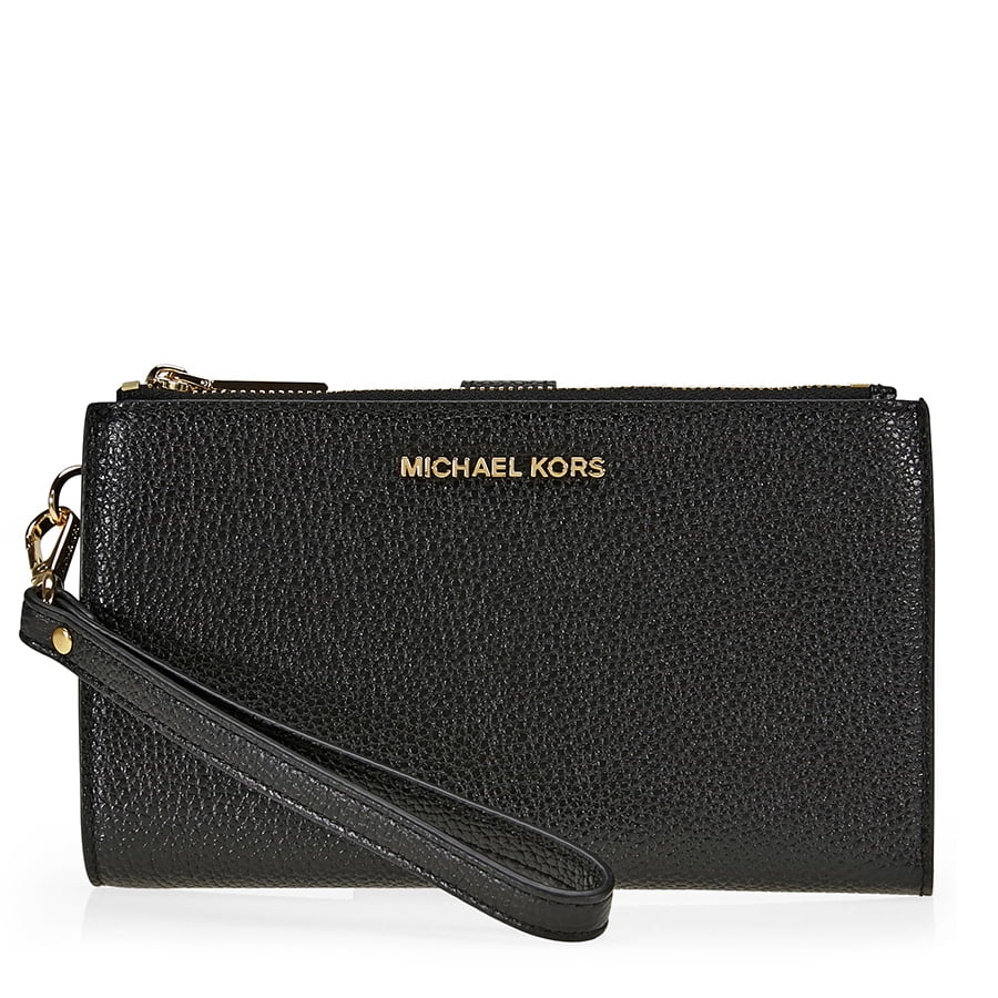 Michael Kors Adele Ladies Medium Black Leather Wallet 32T7GAFW4L001 ...