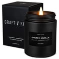 thumbnail image 1 of Vela perfumada Craft & Kin Premium Smoke & Vanilla 225ml, 1 of 7