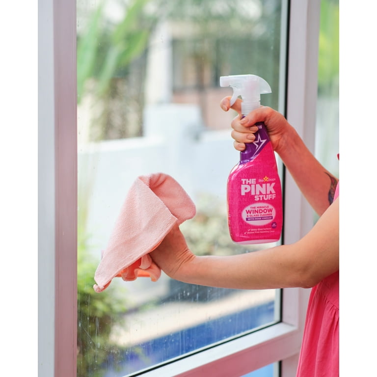 The Pink Stuff, Miracle Window and Glass Cleaner Spray, Rose