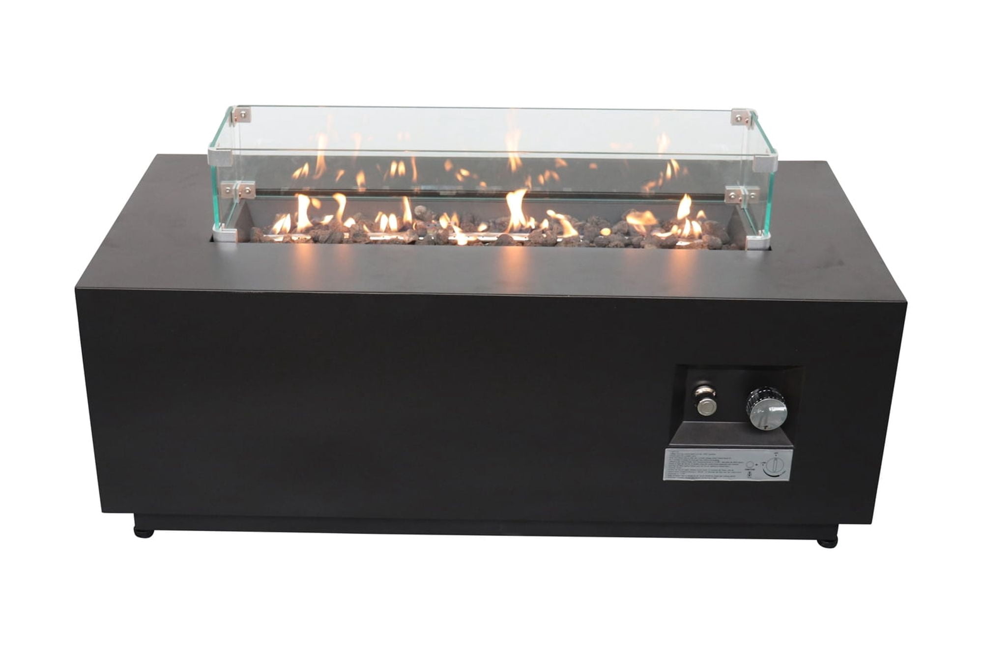 CoSoTower Living Source International 16 H X 42 W Steel Outdoor Fire Pit Table with Lid