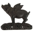 thumbnail image 2 of Metal Wall Mount Flying Pig w/ Wings 3 Hooks Key Ring Holder/Coat Rack/Hat Hook, 2 of 2
