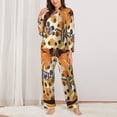 thumbnail image 2 of Sigee Fall Farmhouse Pumpkins for Women’s Pajama Sets Long-Sleeved Pjs Sets for Women 2 piece Sleepwear-Medium, 2 of 7