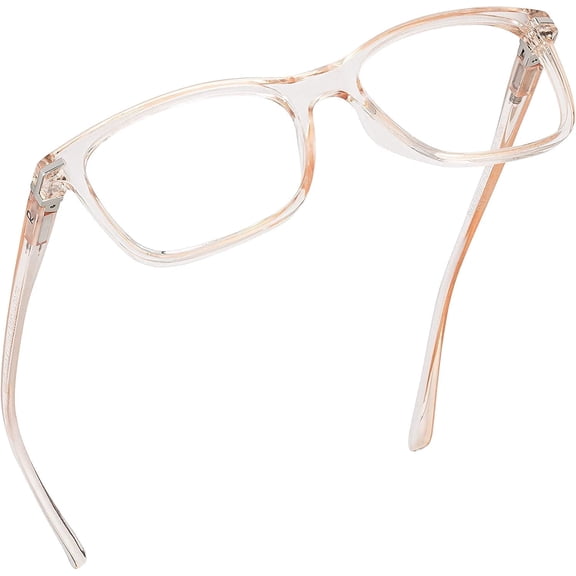 Readerest Blue Light Blocking Reading Glasses Blush Zero Magnification